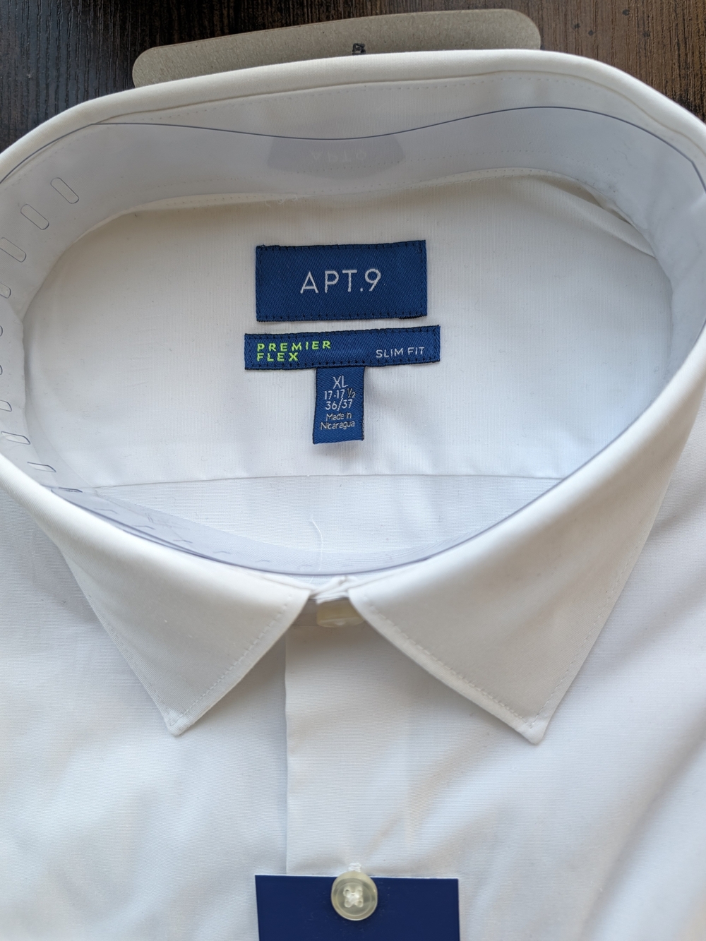 Apt. 9 White Slim Fit Dress Shirt